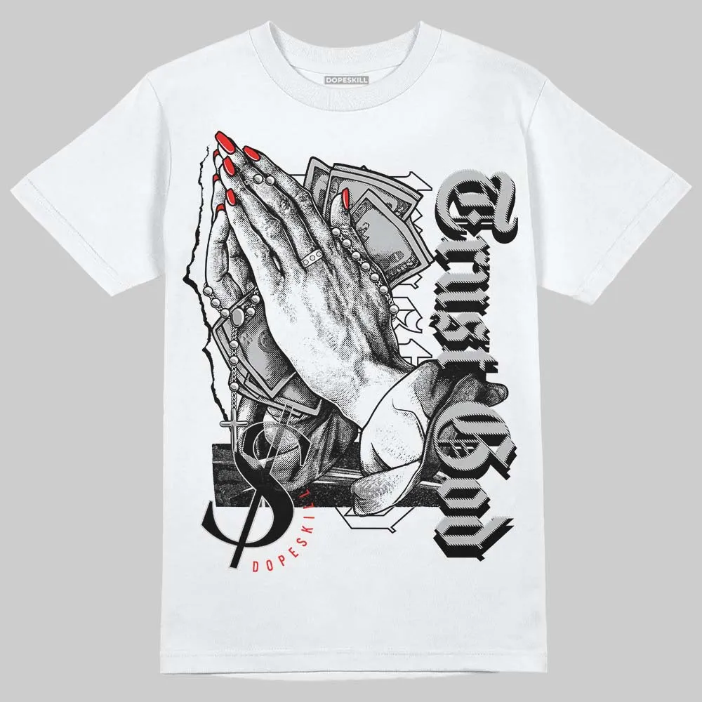 AJ Spizike Bred DopeSkill T-Shirt Trust God Graphic sold by DopeSkill product image thumbnail 2