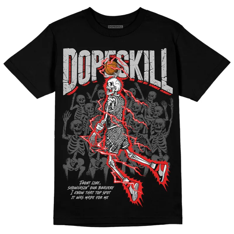 AJ Spizike Bred DopeSkill T-Shirt Thunder Dunk Graphic sold by DopeSkill