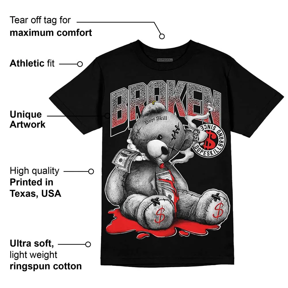 AJ Spizike Bred DopeSkill T-Shirt Sick Bear Graphic sold by DopeSkill product image thumbnail 3