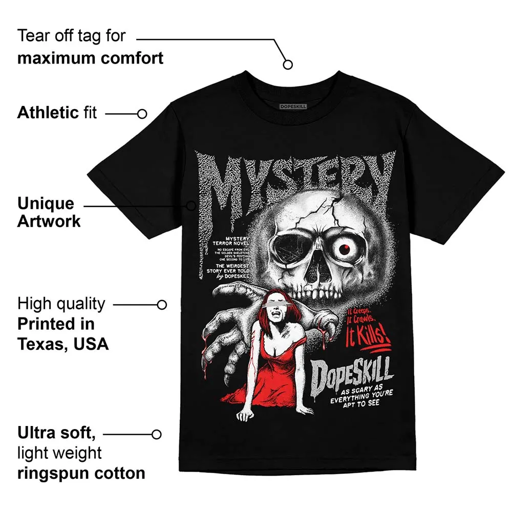 AJ Spizike Bred DopeSkill T-Shirt Mystery Ghostly Grasp Graphic sold by DopeSkill product image thumbnail 3