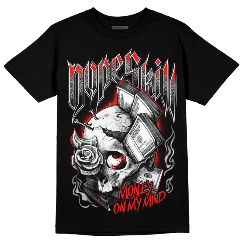 AJ Spizike Bred DopeSkill T-Shirt Money On My Mind Graphic sold by DopeSkill