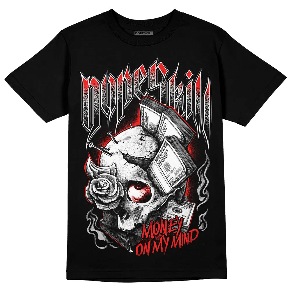 AJ Spizike Bred DopeSkill T-Shirt Money On My Mind Graphic sold by DopeSkill