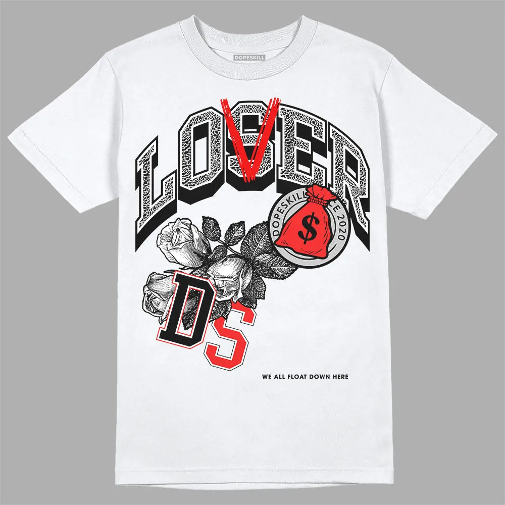 AJ Spizike Bred DopeSkill T-Shirt Loser Lover Graphic sold by DopeSkill product image thumbnail 2