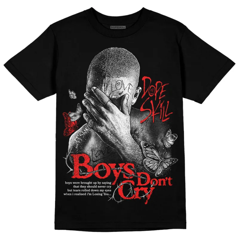 AJ Spizike Bred DopeSkill T-Shirt Boys Don't Cry Graphic sold by DopeSkill