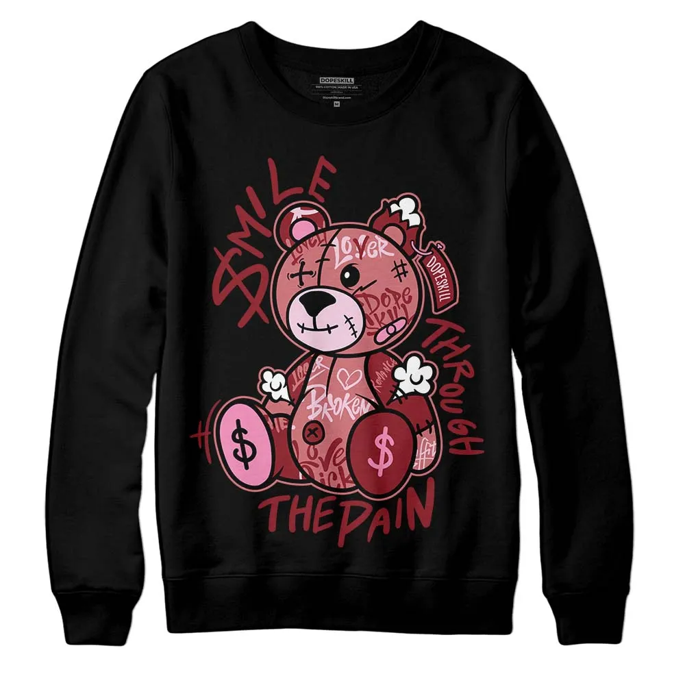 Valentine's Day Collection DopeSkill Sweatshirt Smile Through The Pain Graphic sold by DopeSkill product image thumbnail 2