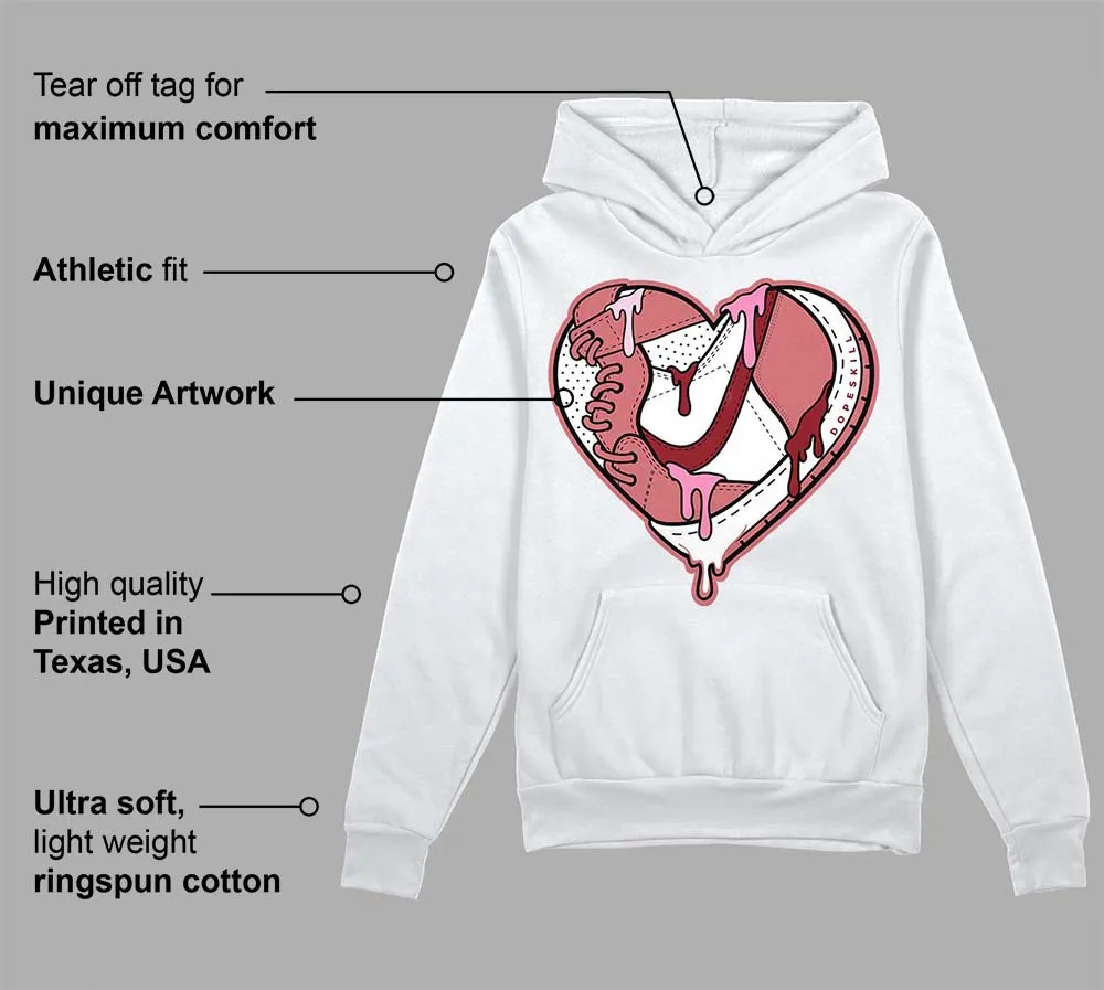 Valentine's Day Collection DopeSkill Hoodie Sweatshirt Heart Jordan 1 Graphic sold by DopeSkill product image thumbnail 3