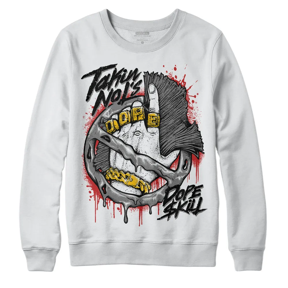 "Black/White" 1s DopeSkill Sweatshirt Takin No L's Graphic sold by DopeSkill product image thumbnail 2