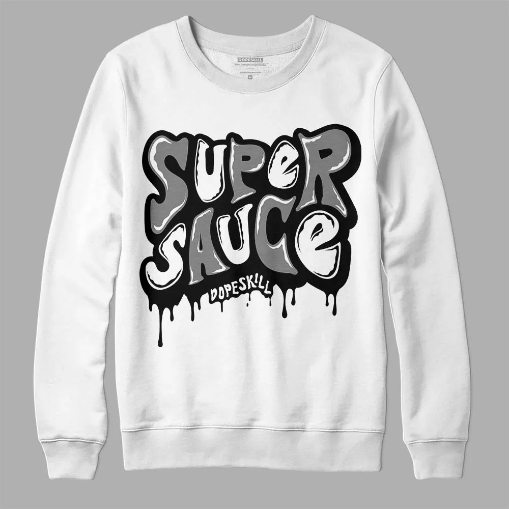 "Black/White" 1s DopeSkill Sweatshirt Super Sauce Graphic sold by DopeSkill product image thumbnail 2
