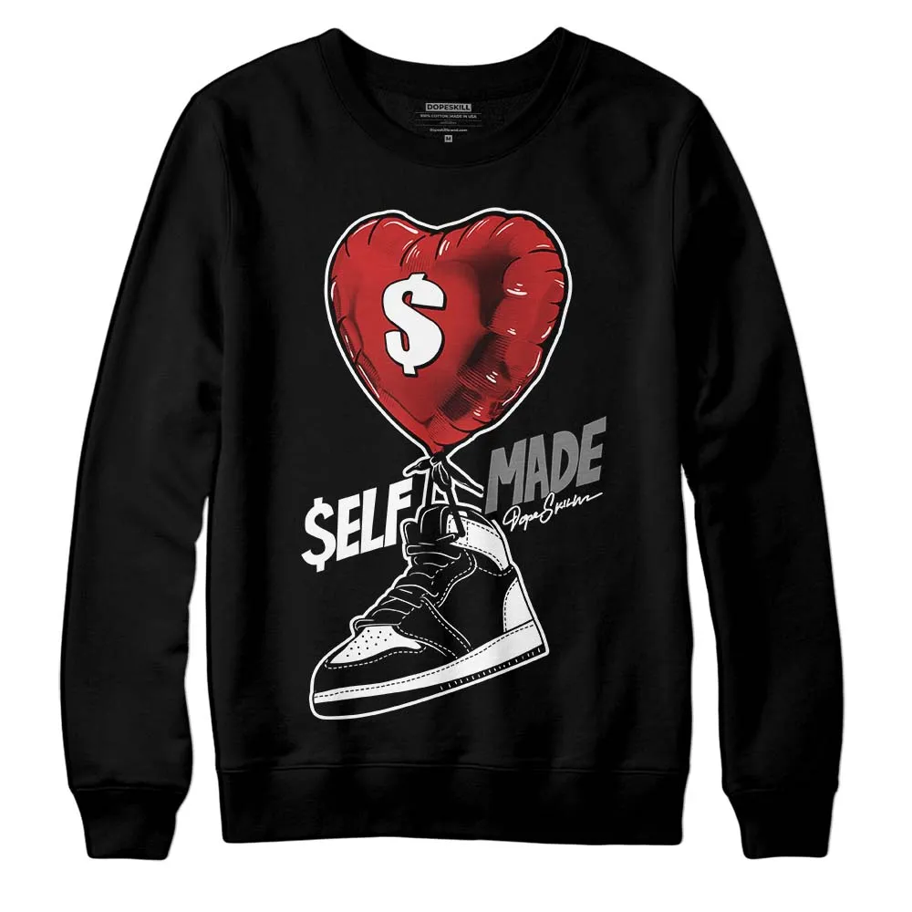 "Black/White" 1s DopeSkill Sweatshirt Self Made Graphic sold by DopeSkill