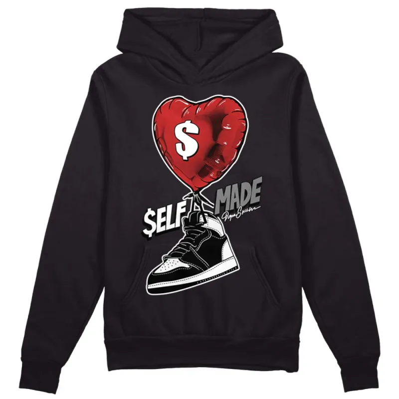 "Black/White" 1s DopeSkill Hoodie Sweatshirt Self Made Graphic sold by DopeSkill