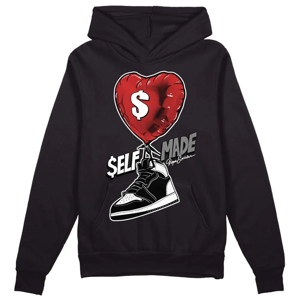 "Black/White" 1s DopeSkill Hoodie Sweatshirt Self Made Graphic sold by DopeSkill