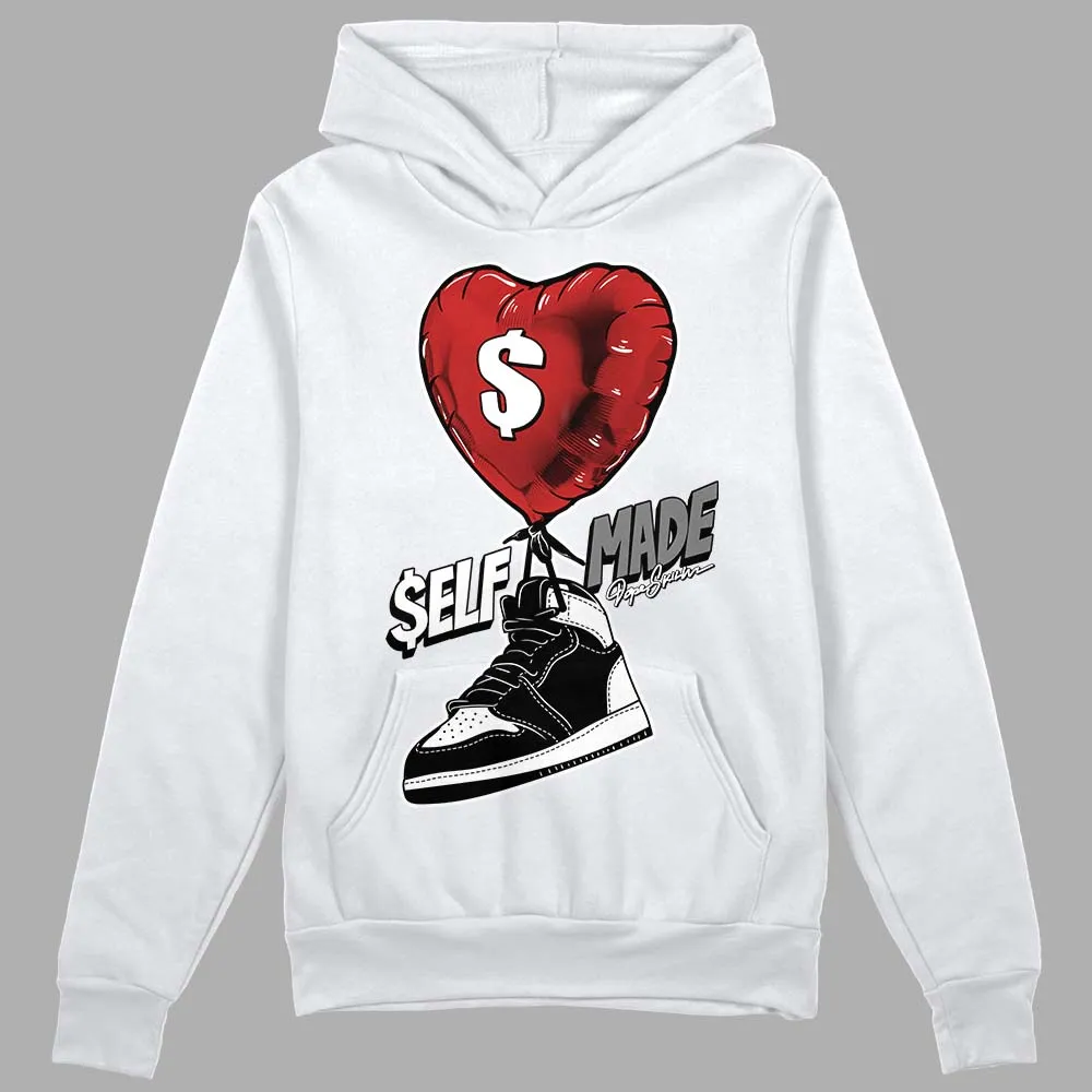 "Black/White" 1s DopeSkill Hoodie Sweatshirt Self Made Graphic sold by DopeSkill product image thumbnail 2