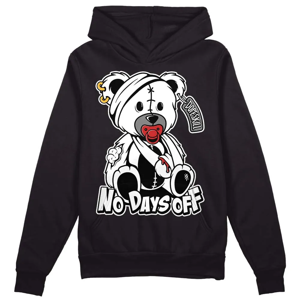 "Black/White" 1s DopeSkill Hoodie Sweatshirt Hurt Bear Graphic sold by DopeSkill