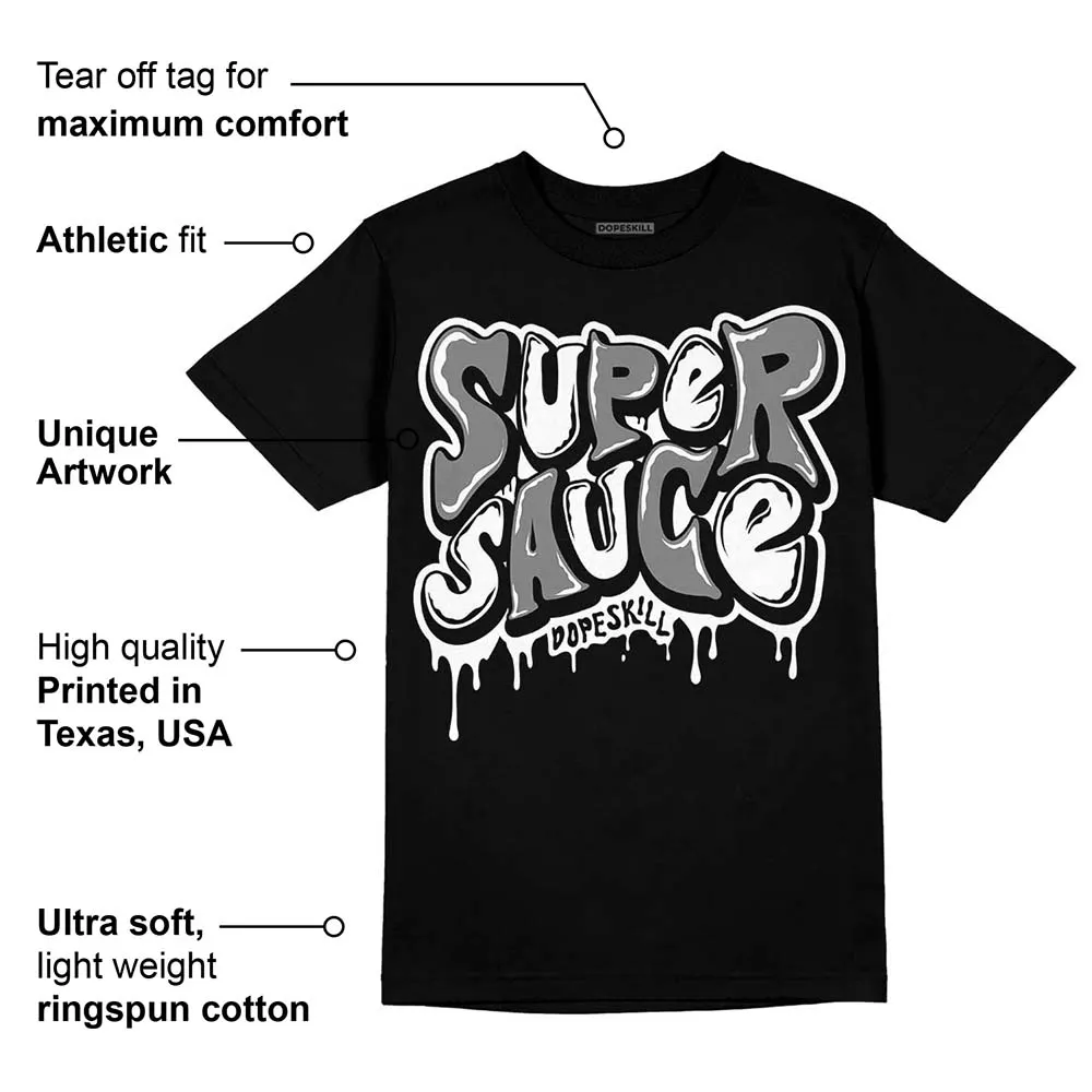 "Black/White" 1s DopeSkill T-Shirt Super Sauce Graphic sold by DopeSkill product image thumbnail 3