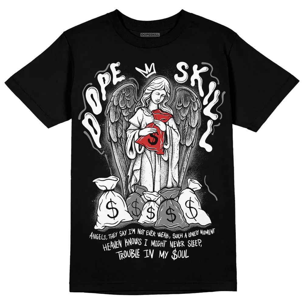 "Black/White" 1s DopeSkill T-Shirt Angels Graphic sold by DopeSkill