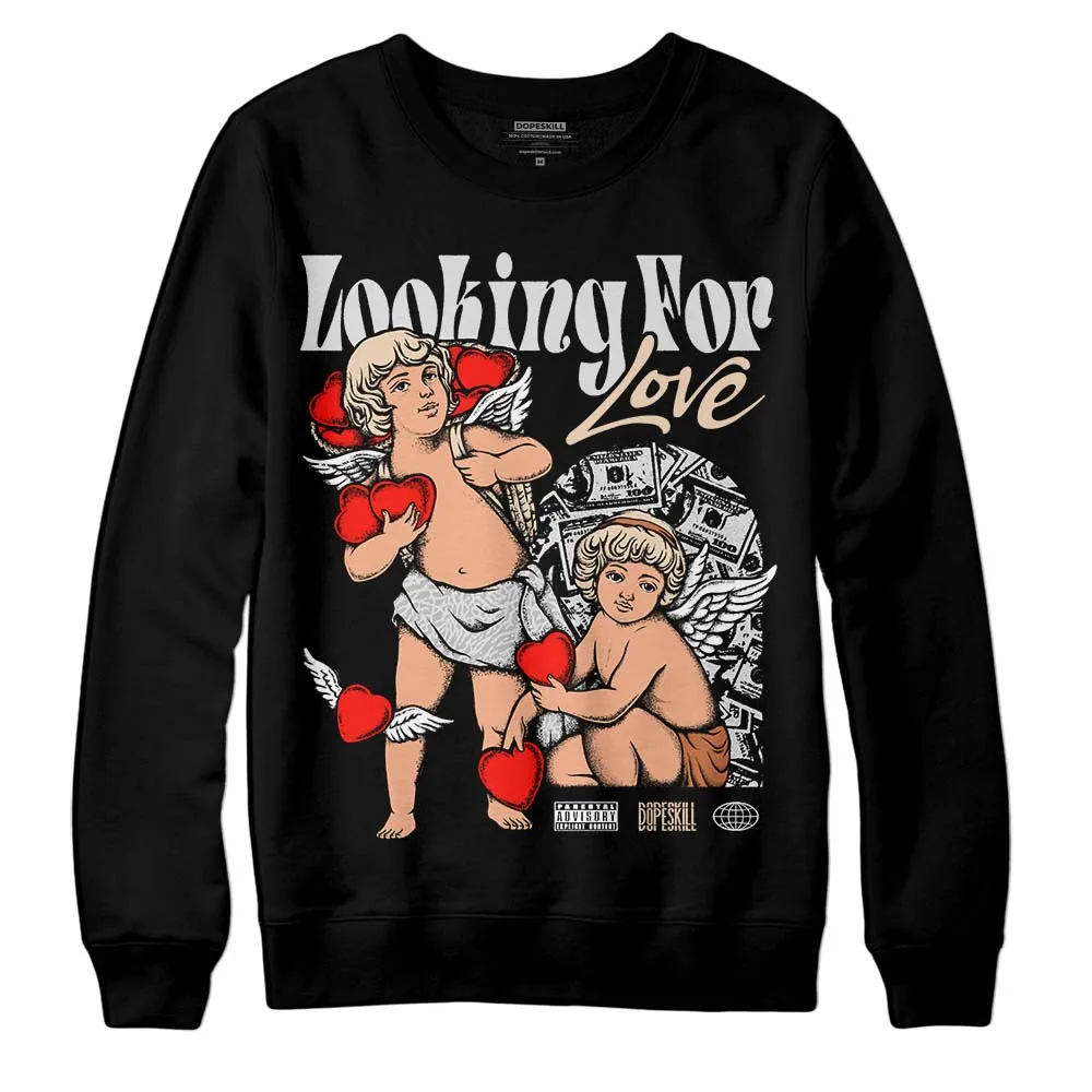 Craft Ivory 3s DopeSkill Sweatshirt Looking For Love Graphic sold by DopeSkill product image thumbnail 2