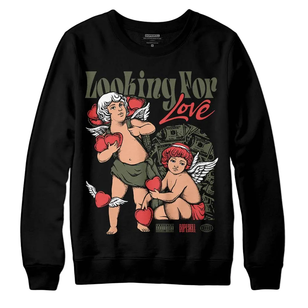 Dunk Mystic Red Cargo Khaki DopeSkill Sweatshirt Looking For Love Graphic sold by DopeSkill product image thumbnail 2