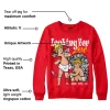 Red Thunder 4s DopeSkill Red Sweatshirt Looking For Love Graphic sold by DopeSkill