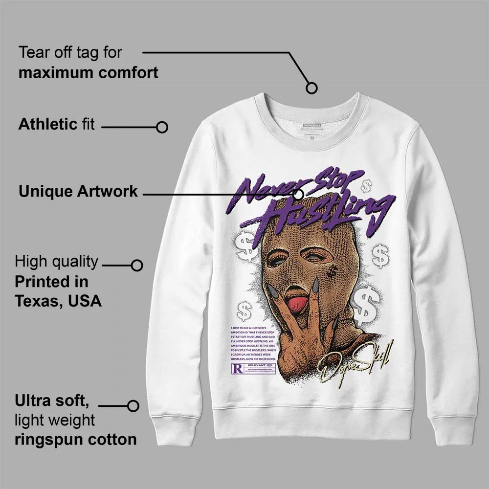 GORE-TEX “Brown Kelp” 6s DopeSkill Sweatshirt Never Stop Hustling Graphic sold by DopeSkill product image thumbnail 3