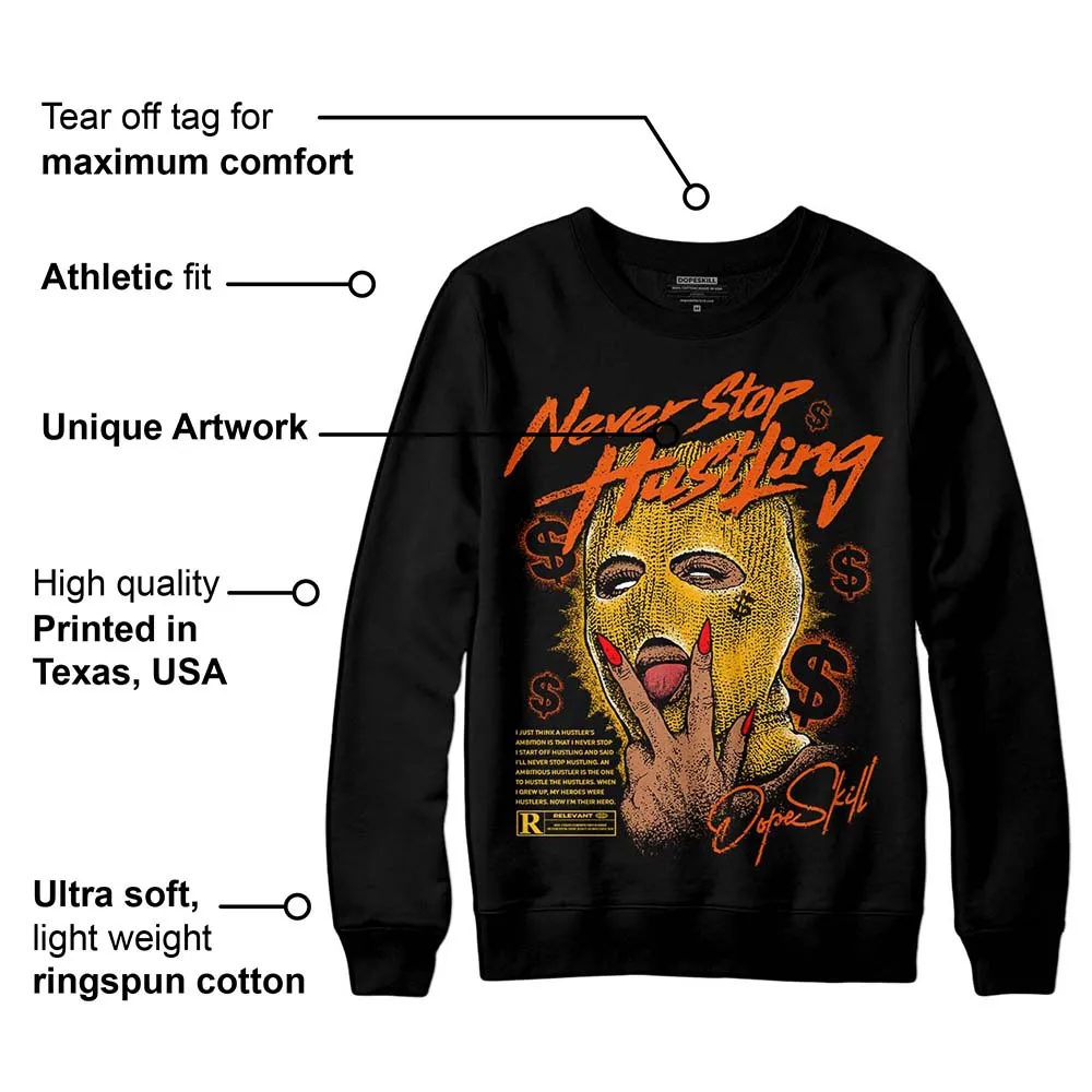 Goldenrod Dunk DopeSkill Sweatshirt Never Stop Hustling Graphic sold by DopeSkill product image thumbnail 3