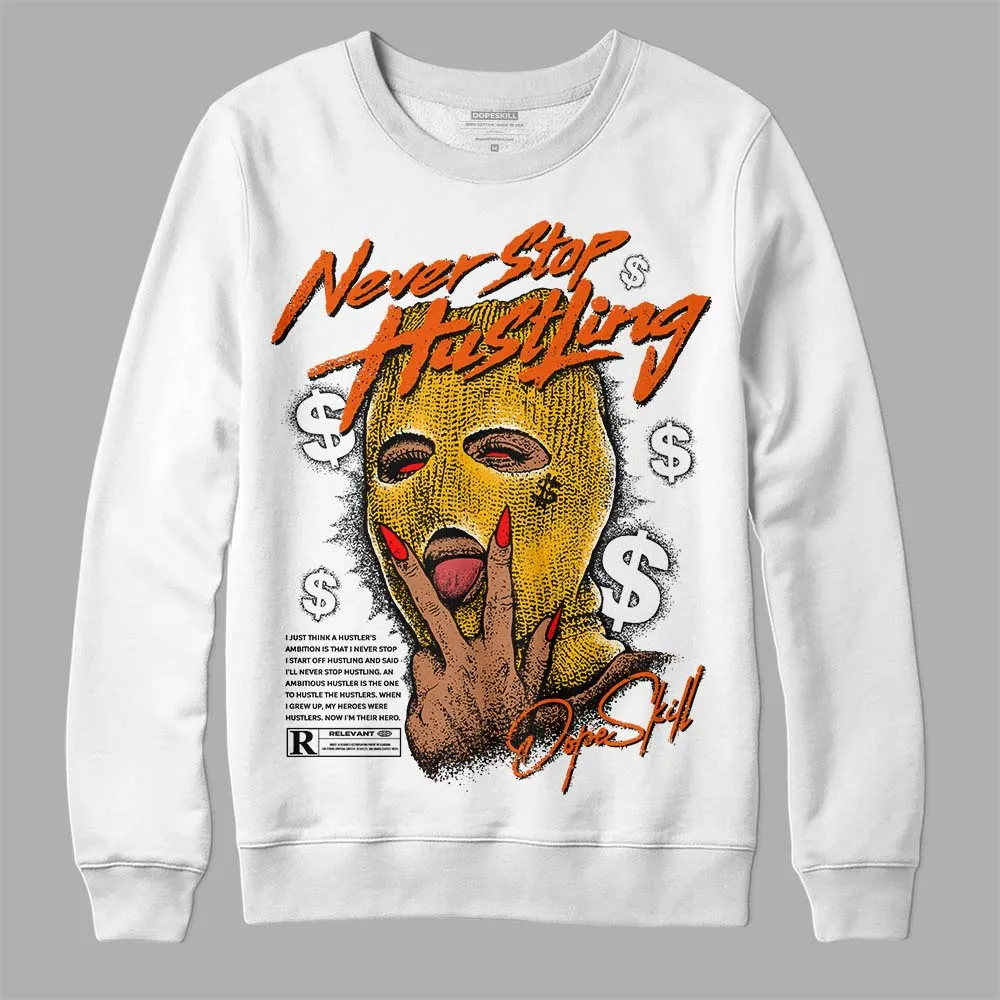 Goldenrod Dunk DopeSkill Sweatshirt Never Stop Hustling Graphic sold by DopeSkill product image thumbnail 2
