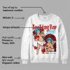 Gym Red 12s DopeSkill Sweatshirt Looking For Love Graphic sold by DopeSkill