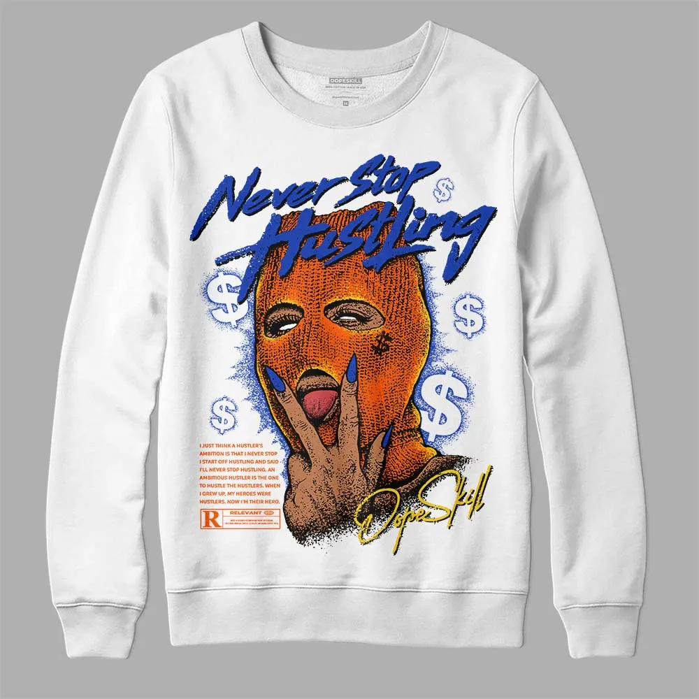 Dunk Futura Orange Blaze DopeSkill Sweatshirt Never Stop Hustling Graphic sold by DopeSkill