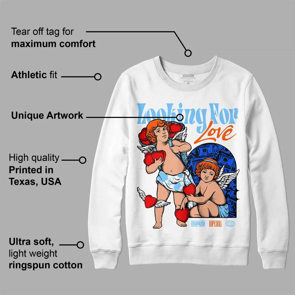 Dunk Futura University Blue DopeSkill Sweatshirt Looking For Love Graphic sold by DopeSkill product image thumbnail 3