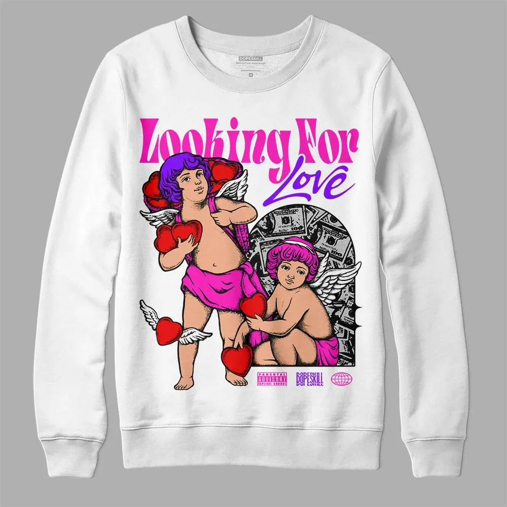 Dunk Active Fuchsia DopeSkill Sweatshirt Looking For Love Graphic sold by DopeSkill