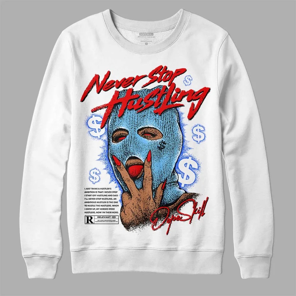 Cactus Jack 4s DopeSkill Sweatshirt Never Stop Hustling Graphic sold by DopeSkill product image thumbnail 2