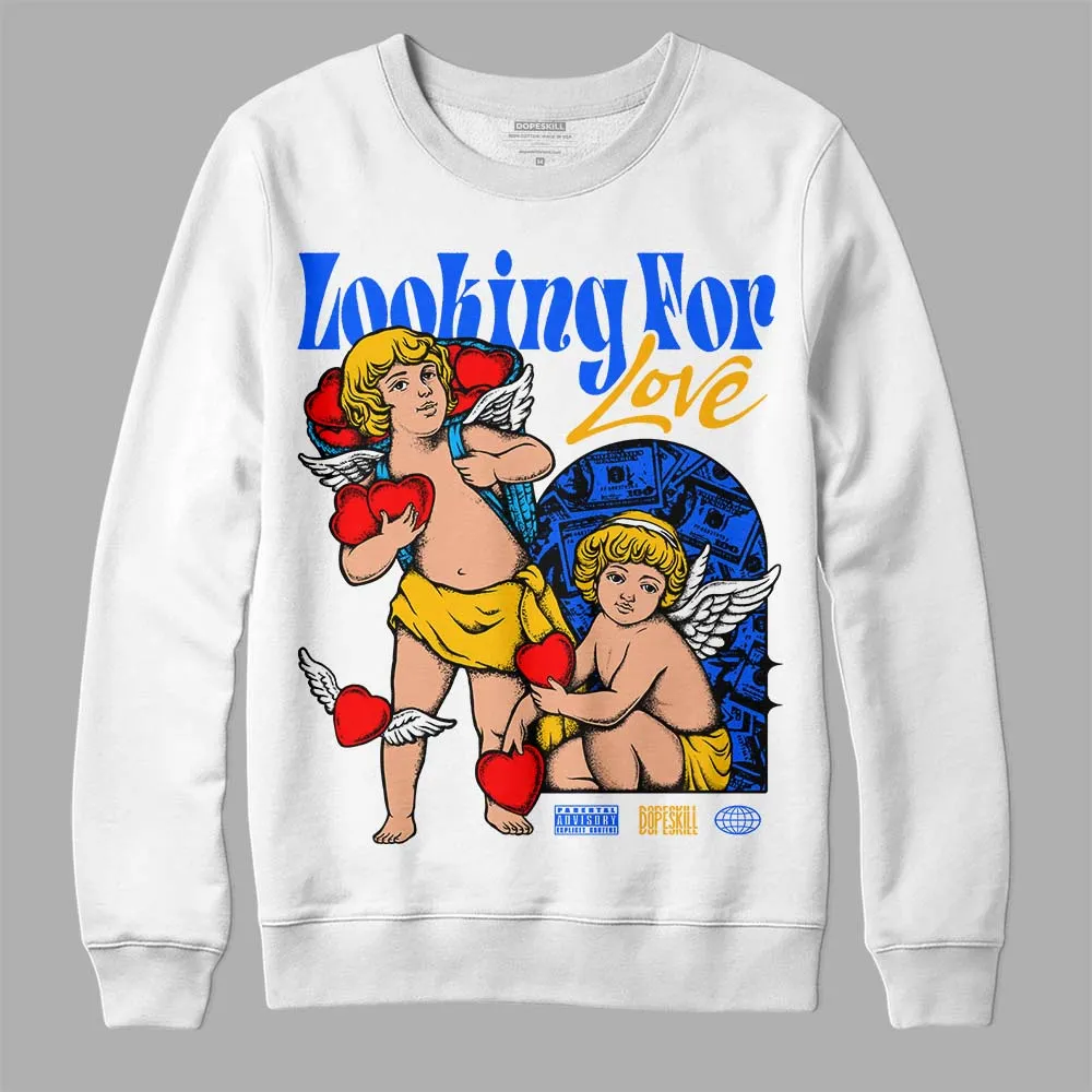 Royal Blue Collection DopeSkill Sweatshirt Looking For Love Graphic sold by DopeSkill