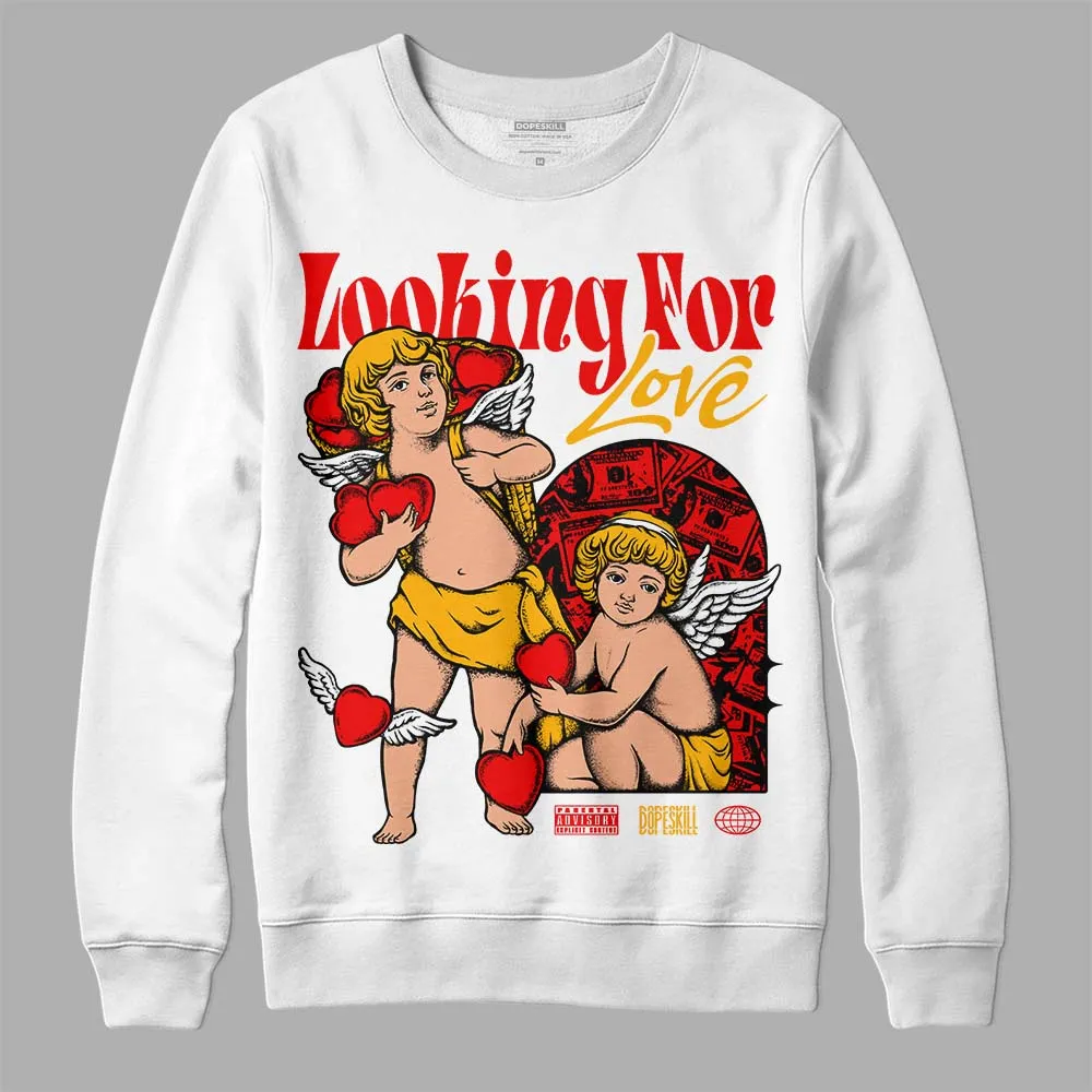Red Collection DopeSkill Sweatshirt Looking For Love Graphic sold by DopeSkill product image thumbnail 2
