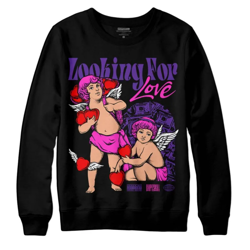 PURPLE Collection DopeSkill Sweatshirt Looking For Love Graphic sold by DopeSkill