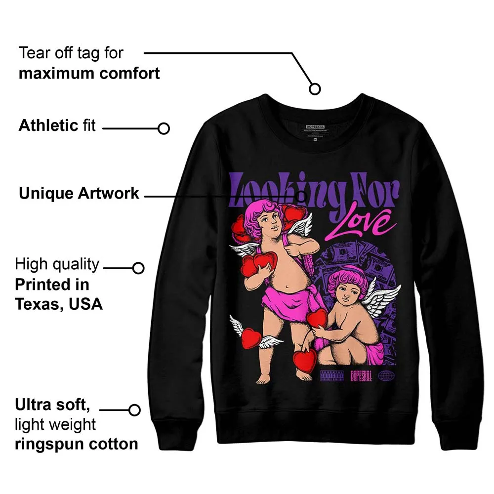 PURPLE Collection DopeSkill Sweatshirt Looking For Love Graphic sold by DopeSkill product image thumbnail 3