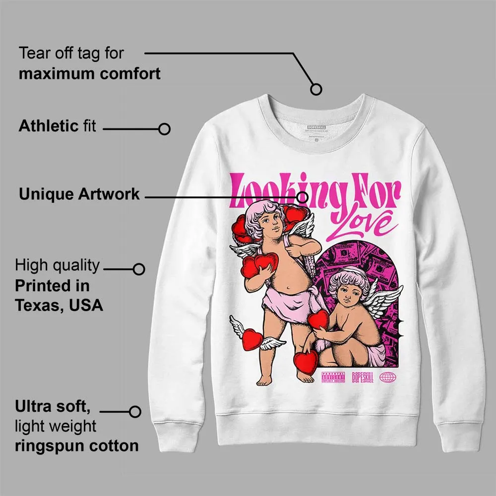 Pink Collection DopeSkill Sweatshirt Looking For Love Graphic sold by DopeSkill product image thumbnail 3