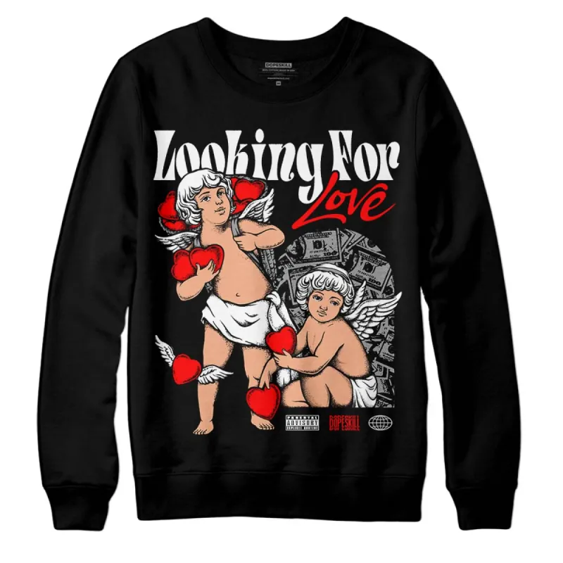 Black and White Collection DopeSkill Sweatshirt Looking For Love Graphic sold by DopeSkill