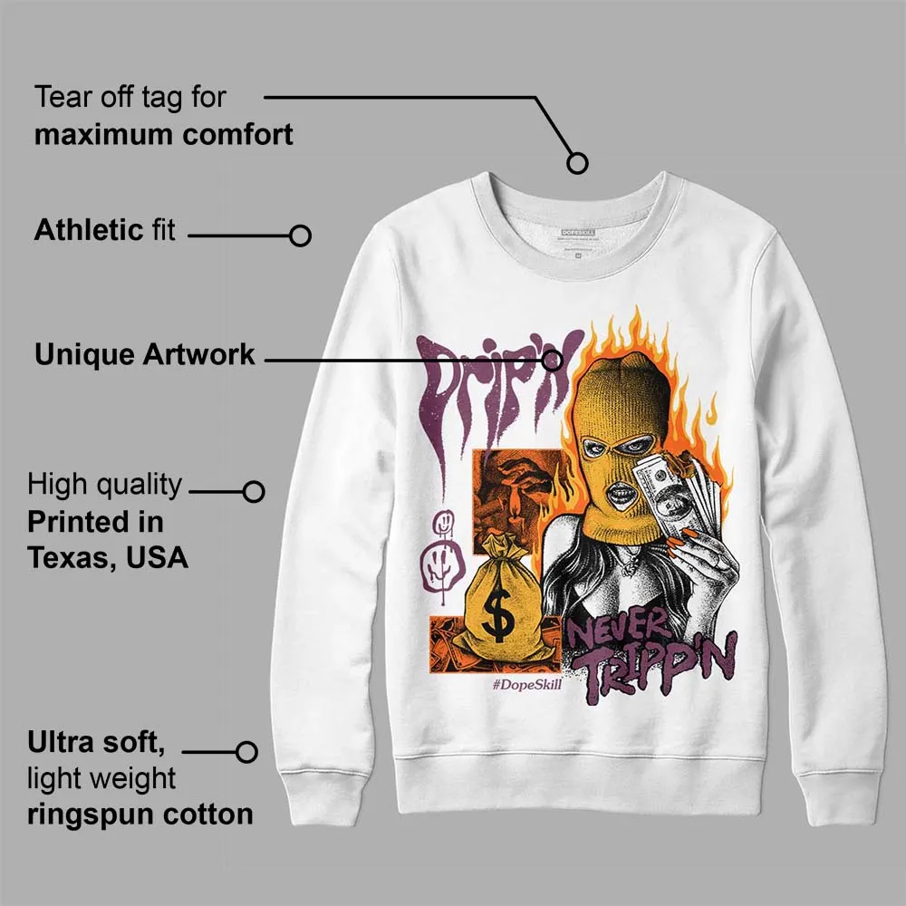 Brotherhood 1s High OG DopeSkill Sweatshirt Drip'n Never Tripp'n Graphic sold by DopeSkill product image thumbnail 3