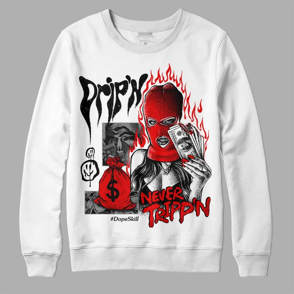 Dunk Panda White Black DopeSkill Sweatshirt Drip'n Never Tripp'n Graphic sold by DopeSkill product image thumbnail 2