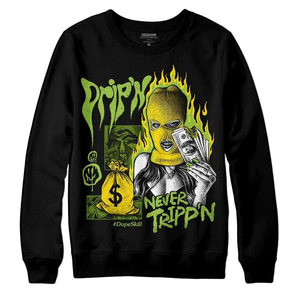 Dunk 'Chlorophyll' DopeSkill Sweatshirt Drip'n Never Tripp'n Graphic sold by DopeSkill product image thumbnail 2