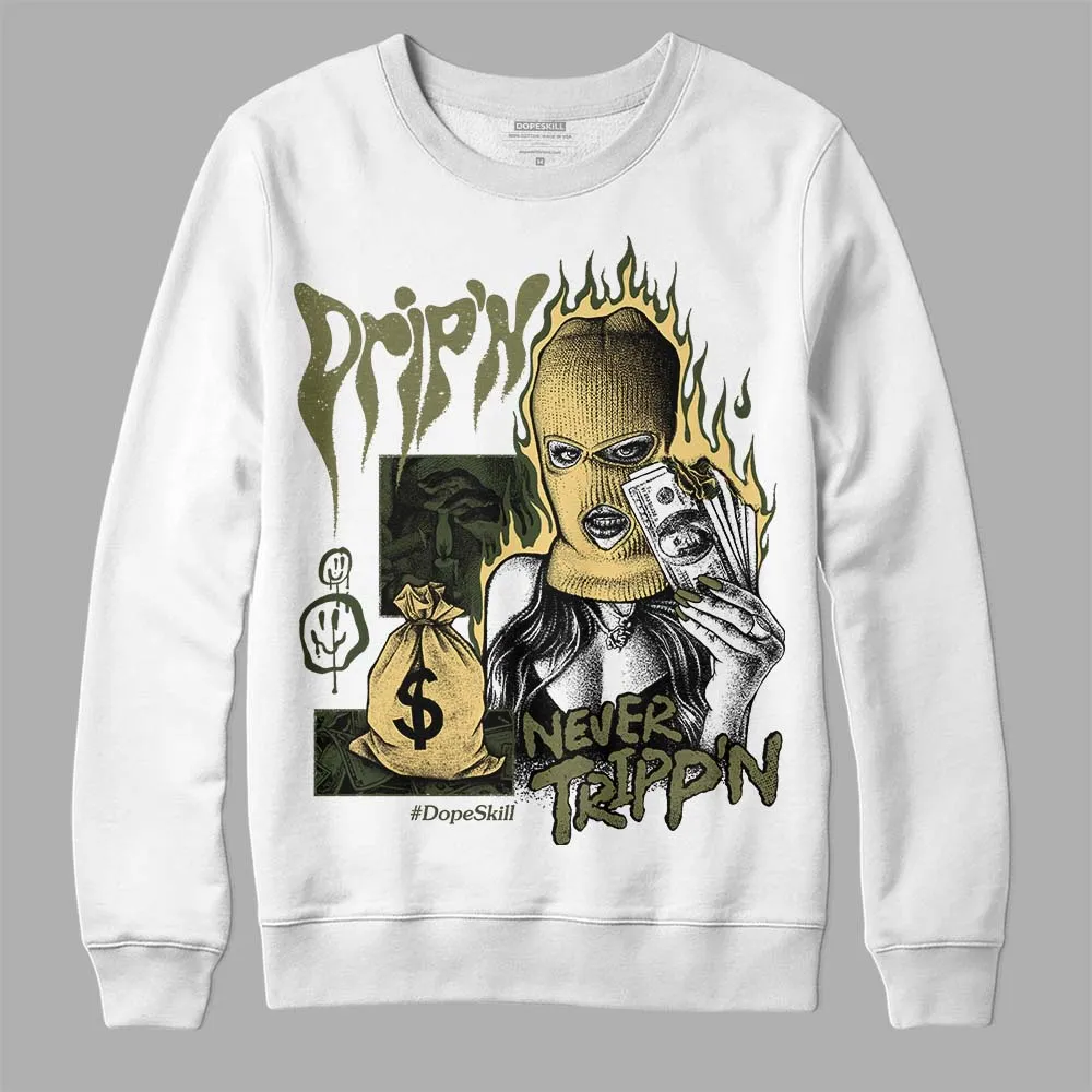 Craft Olive 4s DopeSkill Sweatshirt Drip'n Never Tripp'n Graphic sold by DopeSkill product image thumbnail 2