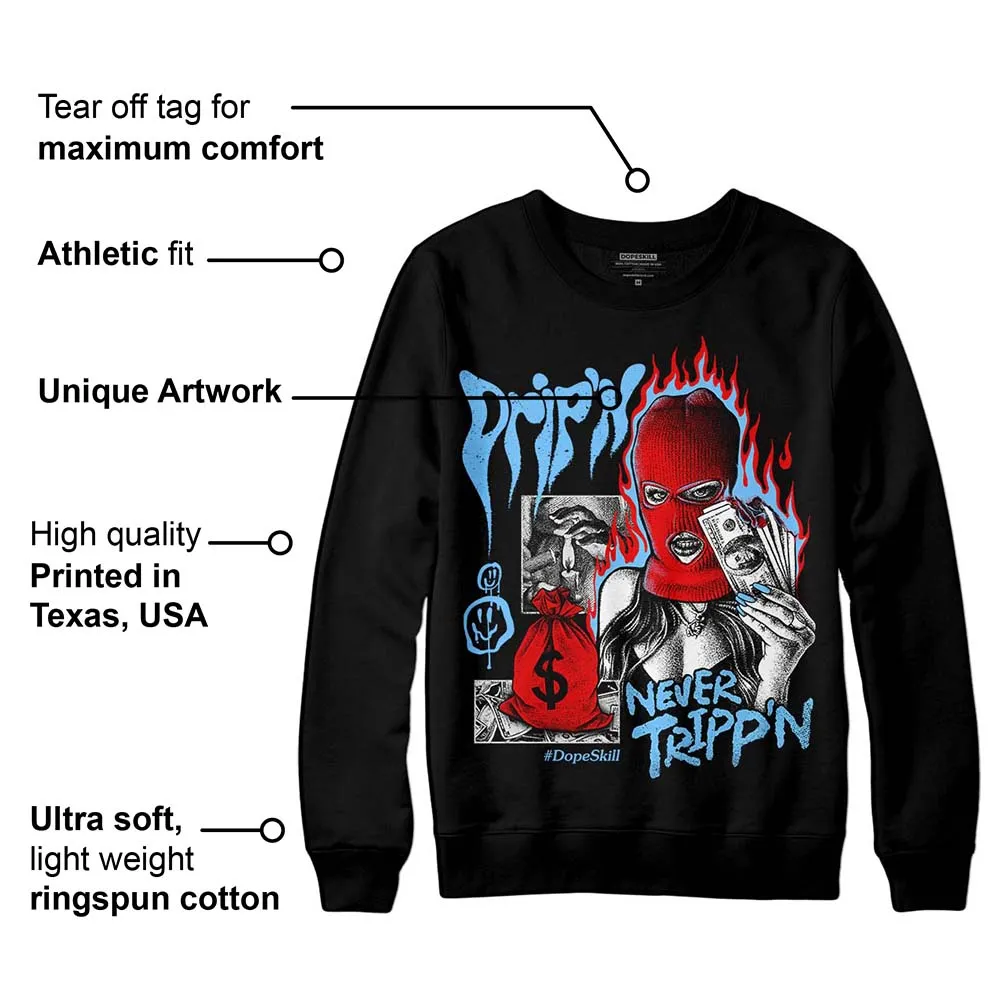 Cactus Jack 4s DopeSkill Sweatshirt Drip'n Never Tripp'n Graphic sold by DopeSkill product image thumbnail 3