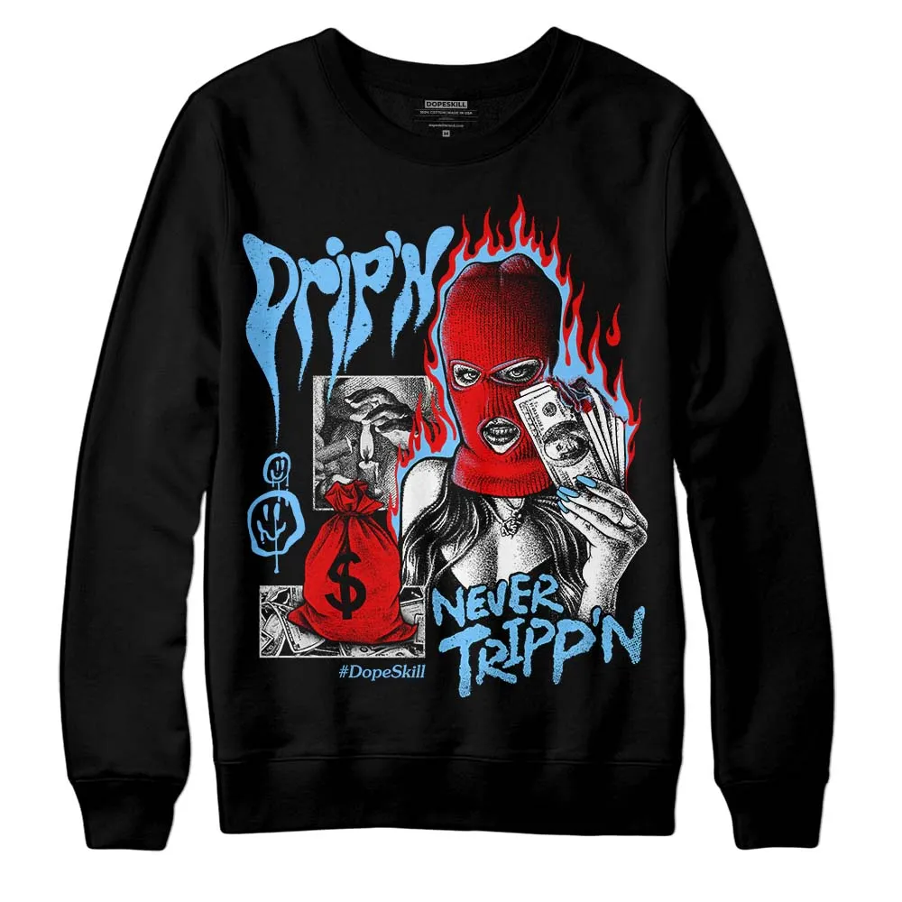 Cactus Jack 4s DopeSkill Sweatshirt Drip'n Never Tripp'n Graphic sold by DopeSkill