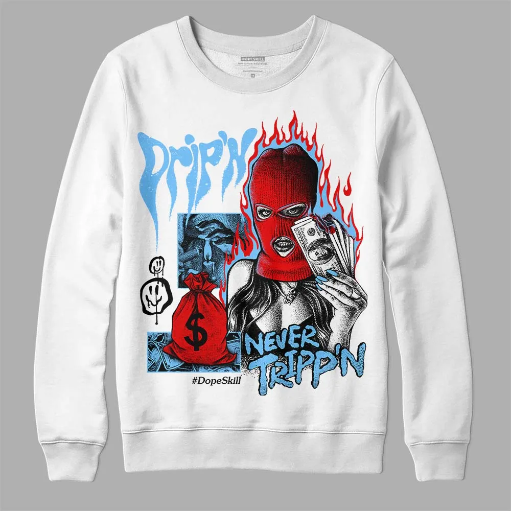 Cactus Jack 4s DopeSkill Sweatshirt Drip'n Never Tripp'n Graphic sold by DopeSkill product image thumbnail 2