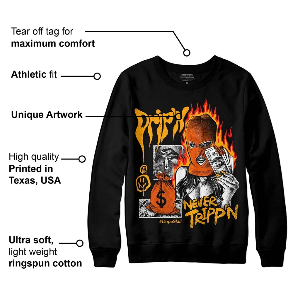Black Taxi 12s DopeSkill Sweatshirt Drip'n Never Tripp'n Graphic sold by DopeSkill product image thumbnail 3