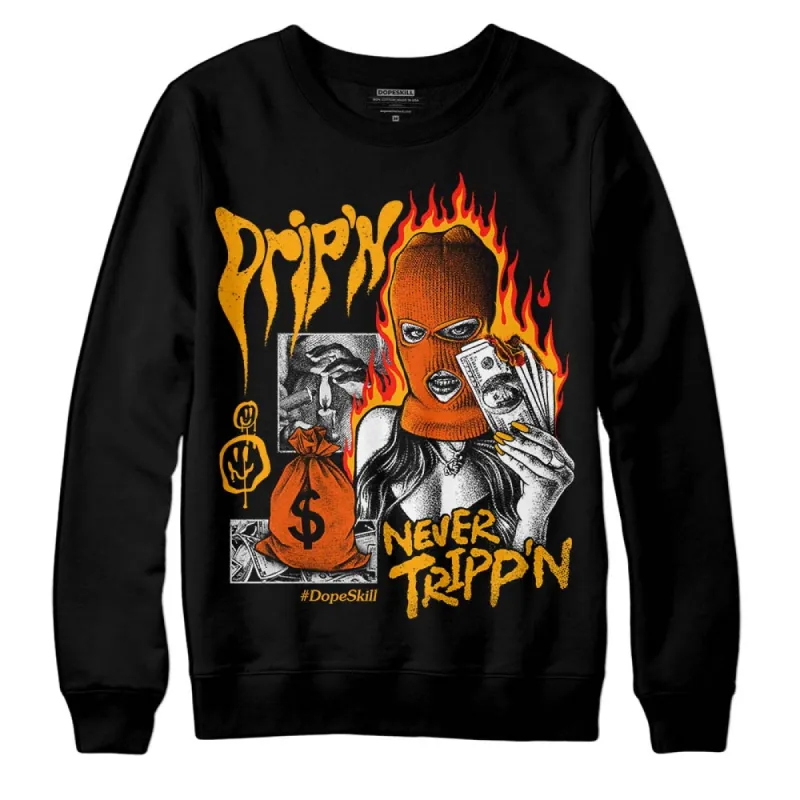 Black Taxi 12s DopeSkill Sweatshirt Drip'n Never Tripp'n Graphic sold by DopeSkill