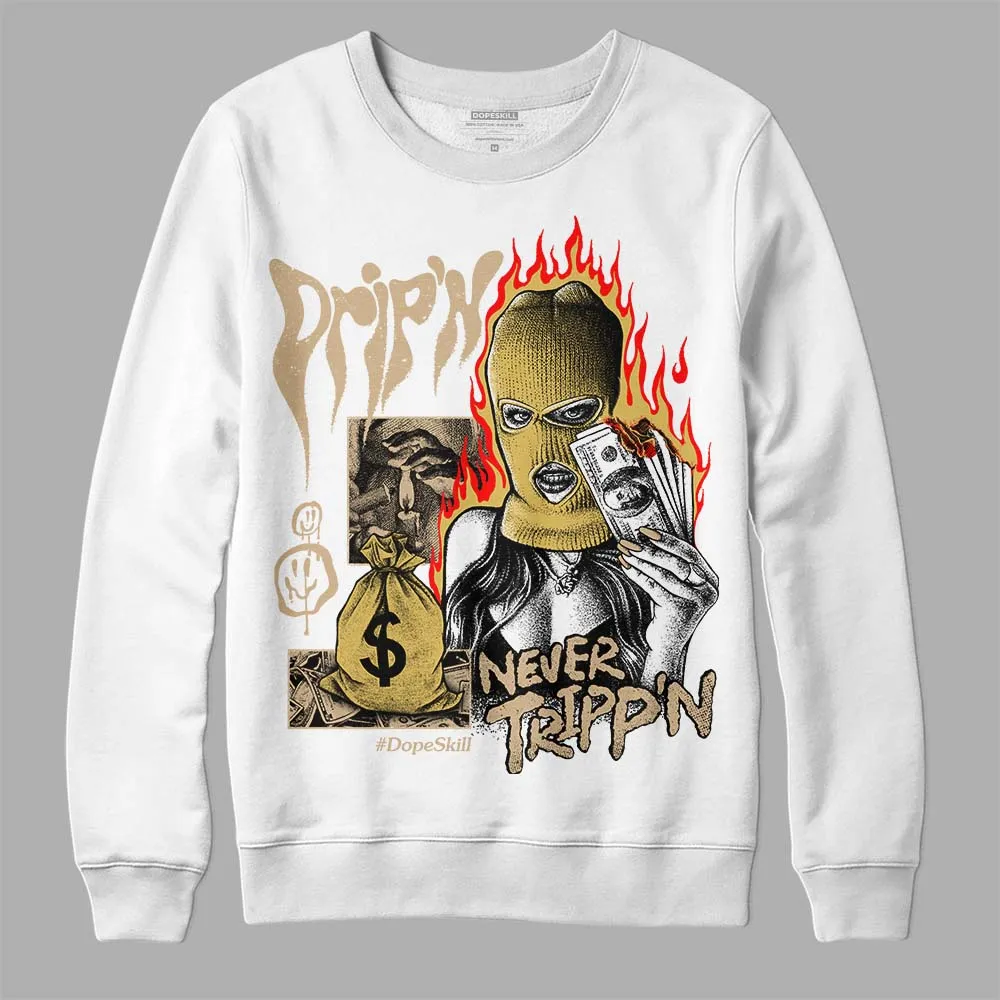 TAN Collection DopeSkill Sweatshirt Drip'n Never Tripp'n Graphic sold by DopeSkill product image thumbnail 2