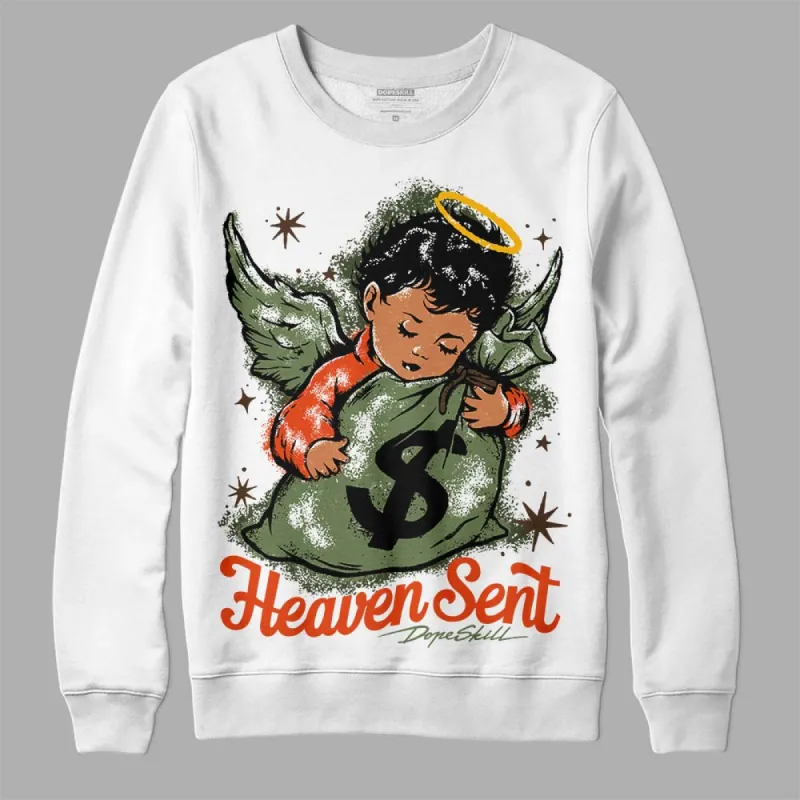 Olive Collection DopeSkill Sweatshirt Heaven Sent Graphic sold by DopeSkill