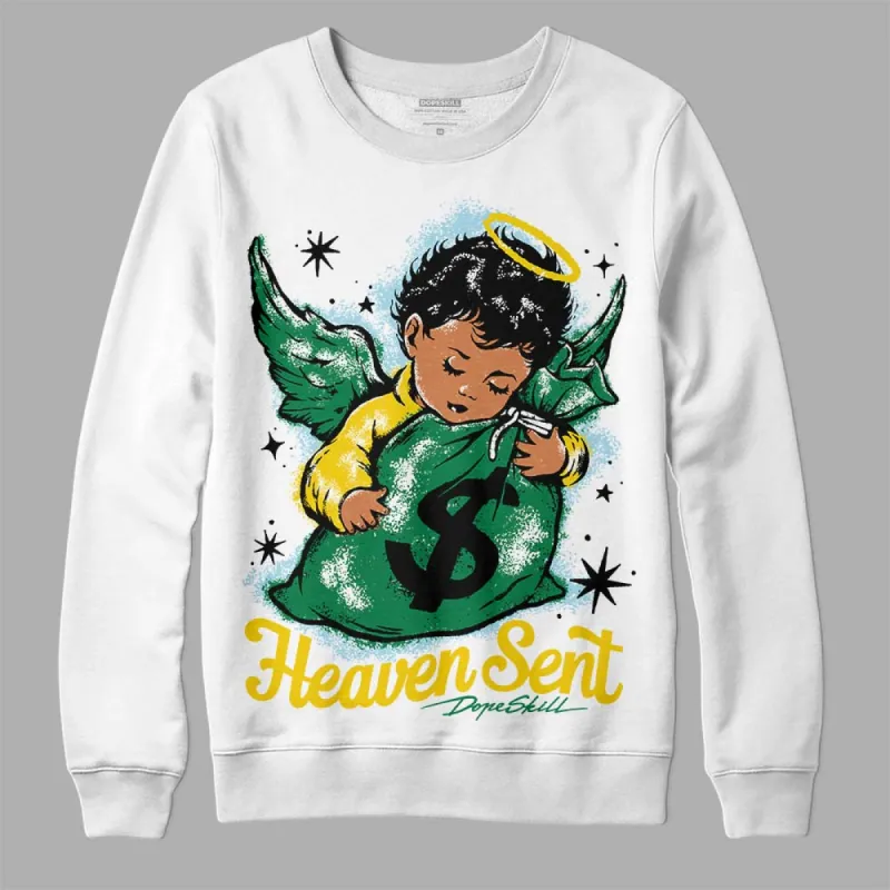Lucky Green 5s DopeSkill Sweatshirt Heaven Sent Graphic sold by DopeSkill