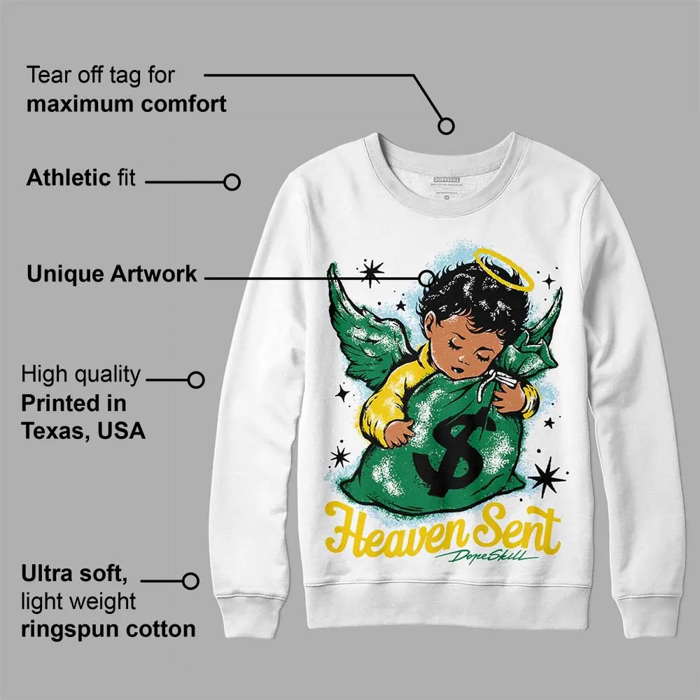 Lucky Green 5s DopeSkill Sweatshirt Heaven Sent Graphic sold by DopeSkill product image thumbnail 3
