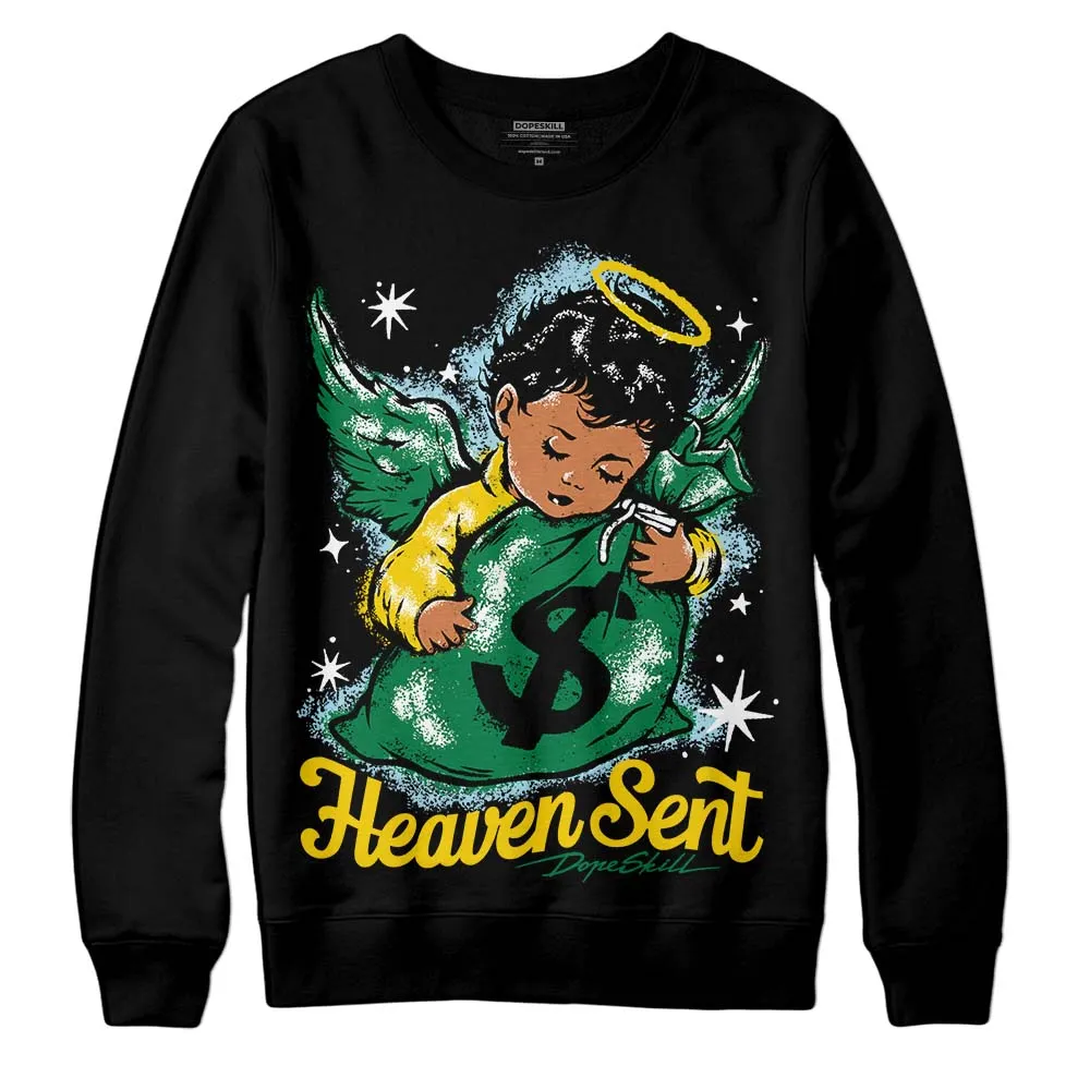 Lucky Green 5s DopeSkill Sweatshirt Heaven Sent Graphic sold by DopeSkill product image thumbnail 2